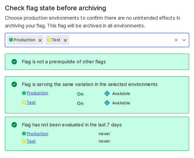 A flag with no dependencies that you can archive.